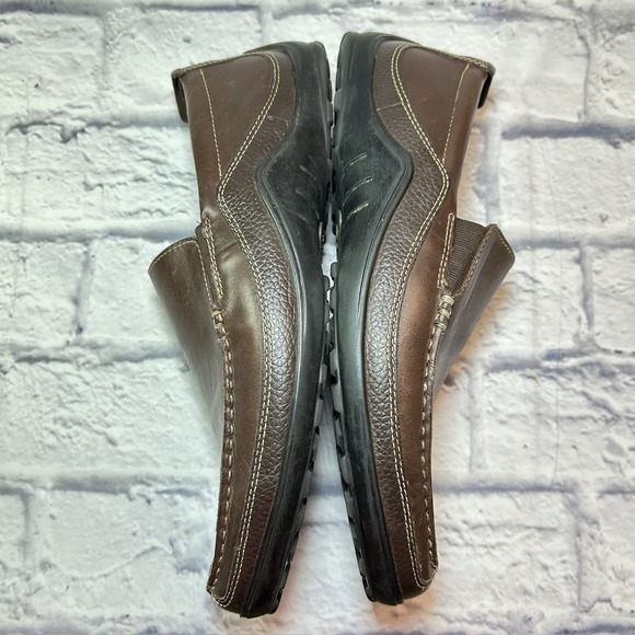 Cole Haan Tucker Venetian Brown Leather Slip‎ On Loafers Mens 11M Driving Shoes - Picture 8 of 10